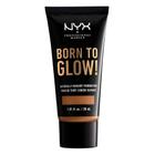 Fundação NYX PROFESSIONAL MAKEUP Born To Glow Almond