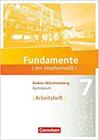 Fundamente der Mathematik - Baden-Württemberg - 7. Schuljahr: Arbeitsheft mit Lösungen - EDITORA CORNELSEN