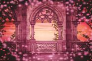 Fundo Fotográfico Castelo Fantasia De Princesa 2,20X1,50