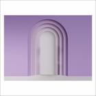 Fundo Fotográfico Cenário Arco Romano Lilas 2,20M X1,50M - Prime Decor Festas