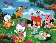 Fundo Fotográfico Em Tecido Mickey Baby 2,20X1,50