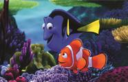 Fundo Fotográfico Em Tecido Nemo Marlin E Dory 2,20X1,50