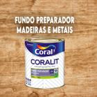 Fundo Preparador Balance Premium Coralit 900ml P/ Madeiras e Metais Coral