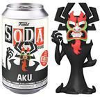 Funko 51753 Vinil SODA! Brinquedo colecionável Samurai Jack's Aku de 4,25 com possível variante de perseguição aleatória