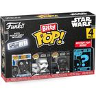 Funko Bitty Pop Star Wars Mini Toys 4-Pack + Display