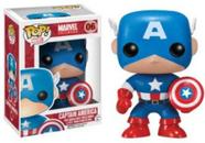 Funko Capitão América Marvel, Vinil Pop, 3.75 pol