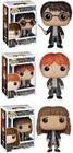 Funko Harry Potter POP! Conjunto de Colecionadores de Vinil de Cinema: Harry Potter, Ron & Hermione