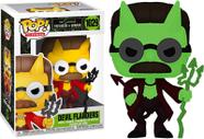 Funko Pop! Animação: Os Simpsons - Devil Flanders, Glow in The Dark, Amazon Exclusive, 3,75 polegadas