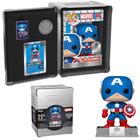 Funko Pop Capitão America Exclusivo 25th Anniversary Marvel