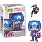 Funko Pop Capitão America Marvel 1268 Exclusivo Facet