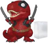 Funko Pop! Marvel: Deadpool Parody - Dinopool com Protetor de Caixa