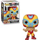 Funko pop! marvel: lucha - iron man - el heroe invicto 709