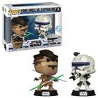 Funko Pop! Pacote com 2 Star Wars Pong Krell vs Capitão Rex