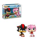 Funko Pop! Sonic The Hedgehog Shadow & Amy 2 Pack Flocked