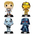 Funko Pop Star Wars Retro Series Edição Especial 4PK -63198