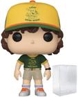 Funko Stranger Things - Dustin no Camp Pop! Figura de vinil (inclui caixa protetora de caixa pop compatível)