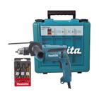 Furadeira de Impacto 1/2'' 760W 220V com Maleta e Brocas HP1640KX1 MAKITA