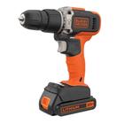 Furadeira de Impacto 360RPM-1.400RPM e Parafusadeira 2 velocidades Black Decker 110V BCD704C1 20V