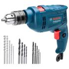 Furadeira De Impacto Bosch 1/2 13mm 550w Gsb 550 + 14 Brocas