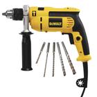 Furadeira de Impacto Reversível 710W 127V + 5 Brocas - Dewalt DWD502SWBR