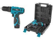 Furadeira e Parafusadeira a Bateria de Impacto - Philco Force 3/8” com Maleta 13 Peças PPF03M