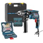 Furadeira Impacto 650w Bosch Gsb13Re GSB 13 + Maleta e Kit X-line