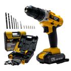 Furadeira Parafusadeira ⅜” 12V c/ 13 Acessórios e Maleta Fasterr - FST009