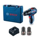 Furadeira/Parafusadeira de Impacto 1/2" Brushless com 2 Baterias 12V + Carregador Bivolt e Maleta GSB 12V-30 BOSCH