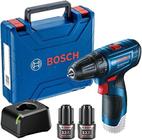 Furadeira Parafusadeira de Impacto 3/8 12v Bivolt 2 Baterias Bosch Gsr120-li