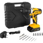 Furadeira Parafusadeira de impacto 3/8" a bateria 20V com acessórios - PFV 238I - Vonder
