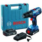 Furadeira Parafusadeira De Impacto Bosch GSB 180-LI 18V 2 Baterias