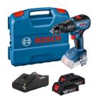 Furadeira Parafusadeira De Impacto Bosch GSB 18V-50 1/2" 2 Baterias e Maleta
