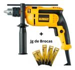 FURADEIRA PARAFUSADEIRA IMPACTO 1/2 710W DEWALT e KIT BROCAS 110v