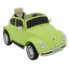 Fusca eletrico tradicional (beetle) 12v verde - belfix