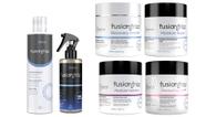 Fusion Frizz 3 Máscaras + Miracle Recovery + Recovery Smooth 500 ml + Progressiva Orgânica 500 ml