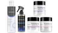 Fusion Frizz Kit 3 Máscaras 500 ml + Miracle Recovery + Progressiva Orgânica 500 ml