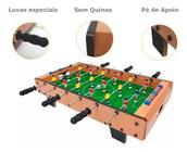 Jogo Futebol Infantil De Mesa Pebolim Pinball Campo Botão - Makeda