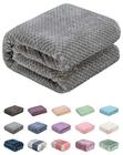 Fuzzy Throw Blanket, Cobertores de lã de pelúcia para adultos, criança, meninos e meninas, cobertores macios quentes e arremessos para cama, sofá, viagem e ao ar livre, Camping (Throw (50 "x70"), L-Flint Gray) - WONDER MIRACLE