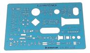 Gabarito Eletrotécnica Staedtler E 01 - Novo - Escalas P&P