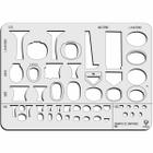 Gabarito Sanitários Arquitetura técnico Equivalente Mod 4373 Fenix