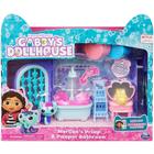 Gabbys dollhouse playset de luxo banheiro com mercat sunny