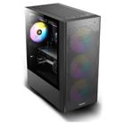 Gabinete Antec Ganer Mini Tower M-Atx Lateral Vidro 3 Fans Argb Preto Nx500M