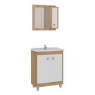 Gabinete Banheiro com Cuba e Espelheira 60cm Multimóveis VCR10058