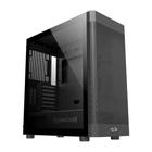 Gabinete CA-602B Aeroglass Preto Redragon