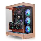 Gabinete CTE E550 TG MARROM MID TOWER - CA-1Z8-00MGWN-00 - THERMALTAKE