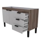 Gabinete de Pia 140 Flamingo Cozimax Branco/Tamarindo