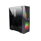 Gabinete Fortrek Atx Mid Tower Rgb Lat. Acriclica Black Hawk Pt