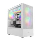 Gabinete Gamdias Talos E3 Mesh Elite White, Lateral Em Vidro