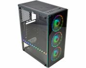 Gabinete Gamer 03 coolers Ritmicos BL10