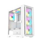 Gabinete Gamer Acegeek Tempest A370, Mid-Tower, Lateral de Vidro, Branco, AG-TEMPEST-A370-WH